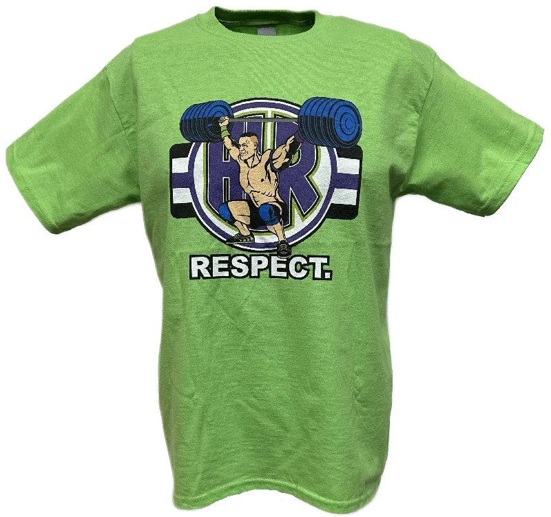 Custom T-Shirts for Fashionable Style-John Cena Cenation Respect Green Boys Kids T-shirt