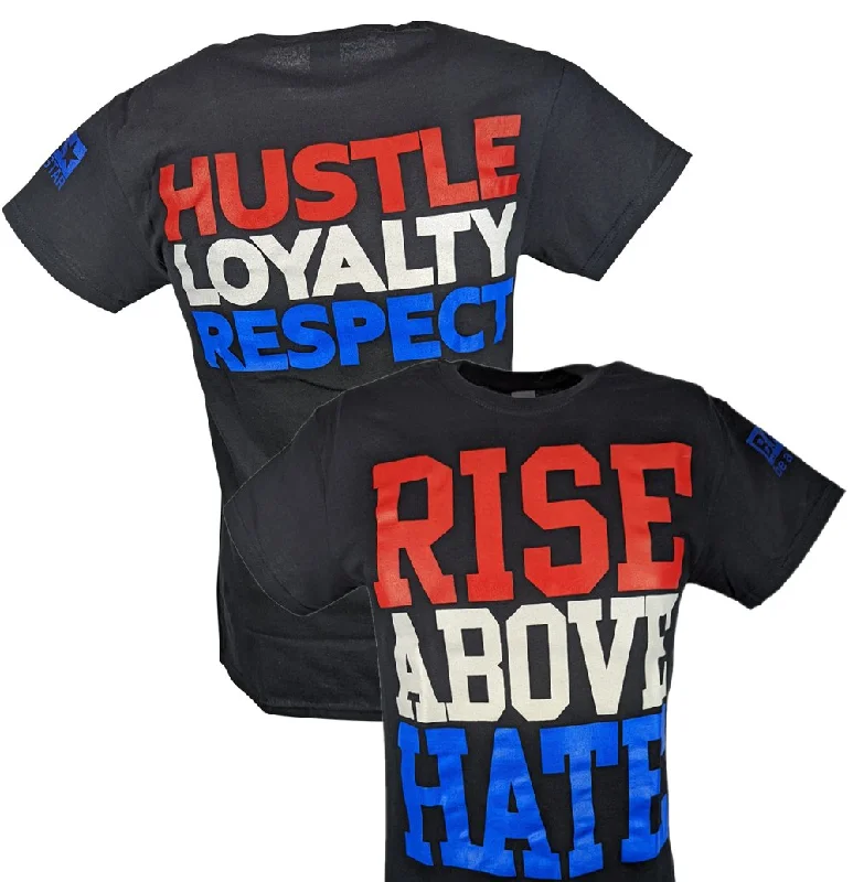 Custom T-Shirts for Sun Protection-John Cena Rise Above Hate Mens Black T-Shirt