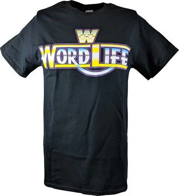 Custom T-Shirts for Road Trips-John Cena Word Life Mens Black T-shirt