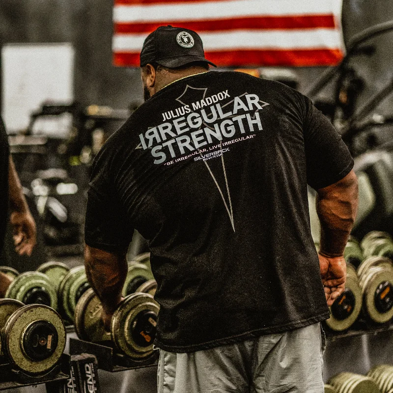 Custom T-Shirts for Active Lifestyles-Irregular Strength | Julius Maddox T-Shirt