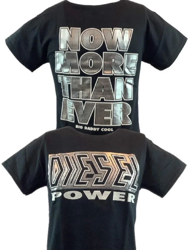 Custom T-Shirts with Lightweight Material-Kevin Nash Now More than Ever Diesel Power Big Daddy Cool Mens T-shirt