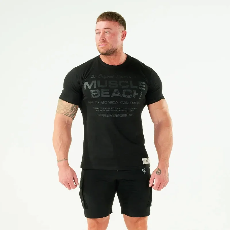 Custom T-Shirts for Personalized Apparel-Muscle Beach T-Shirt