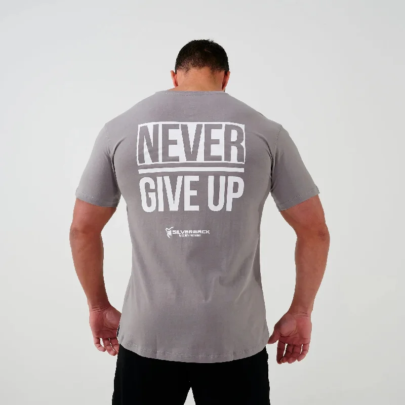 Custom T-Shirts with Ocean Prints-Never Give Up T-Shirt