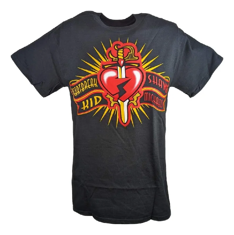 Custom T-Shirts with Embroidery-SHAWN MICHAELS Heartbreak Kid Mens T-shirt