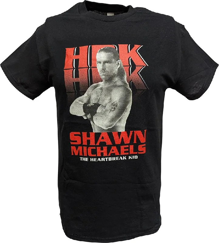 Personalized T-Shirts for Holidays-Shawn Michaels Heartbreak Kid Pose WWE Mens T-shirt