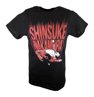 Custom Graphic T-Shirts-Shinsuke Nakamura Supernova WWE Mens Black T-shirt