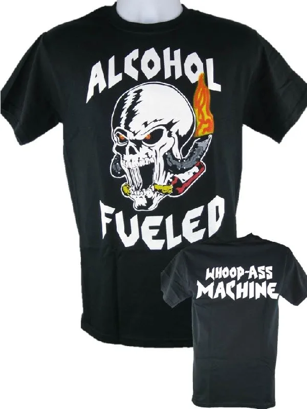 Custom T-Shirts for Family Reunions-Stone Cold Steve Austin Alcohol Fueled Machine Mens T-shirt