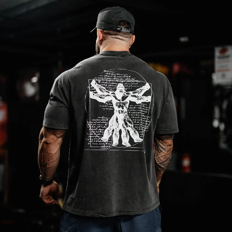 Custom T-Shirts with Embroidery-Vitruvian T-shirt