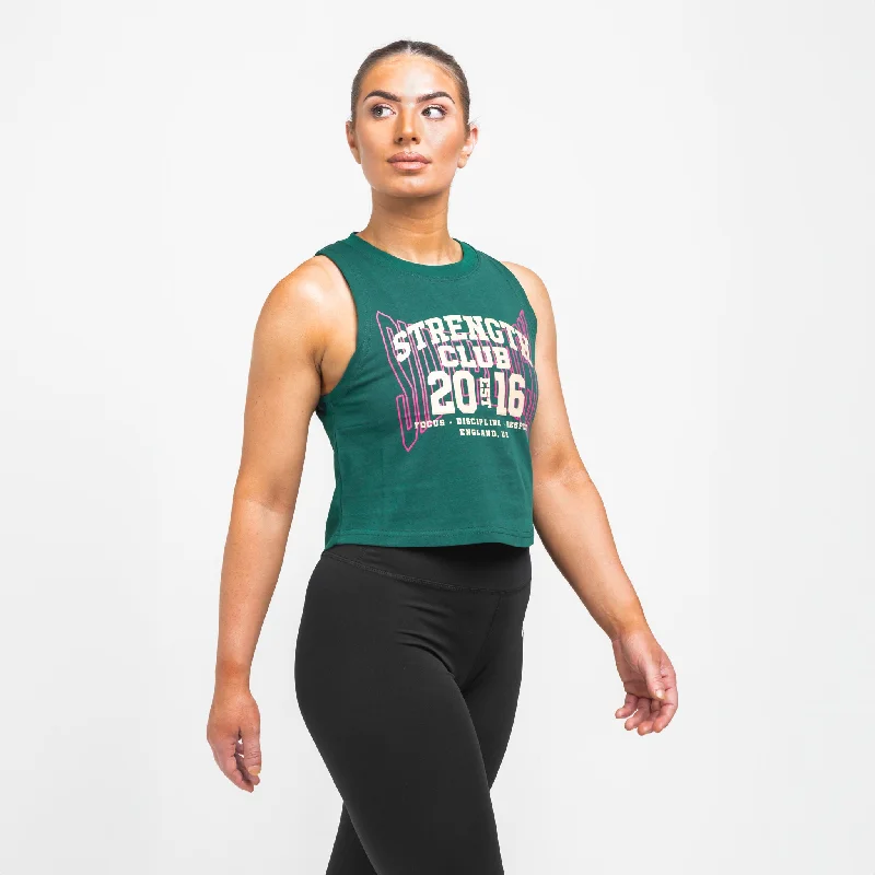 Custom T-Shirts for Gym Goers-Women's Strength Club Crop